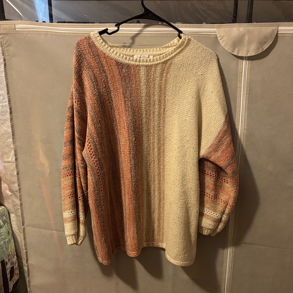 New Directions Warm Toned Sweater